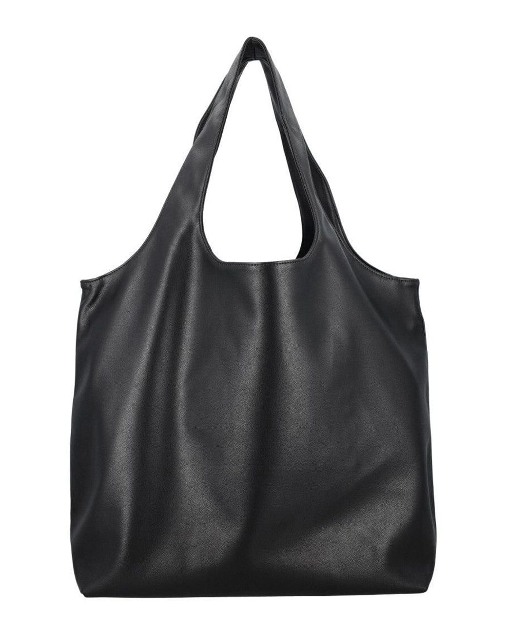 A.P.C. Black Ninon Logo-Print Tote Bag