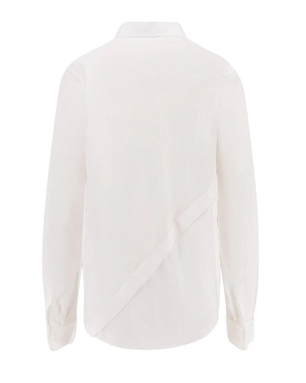 Dior White Regular Solid Shirt