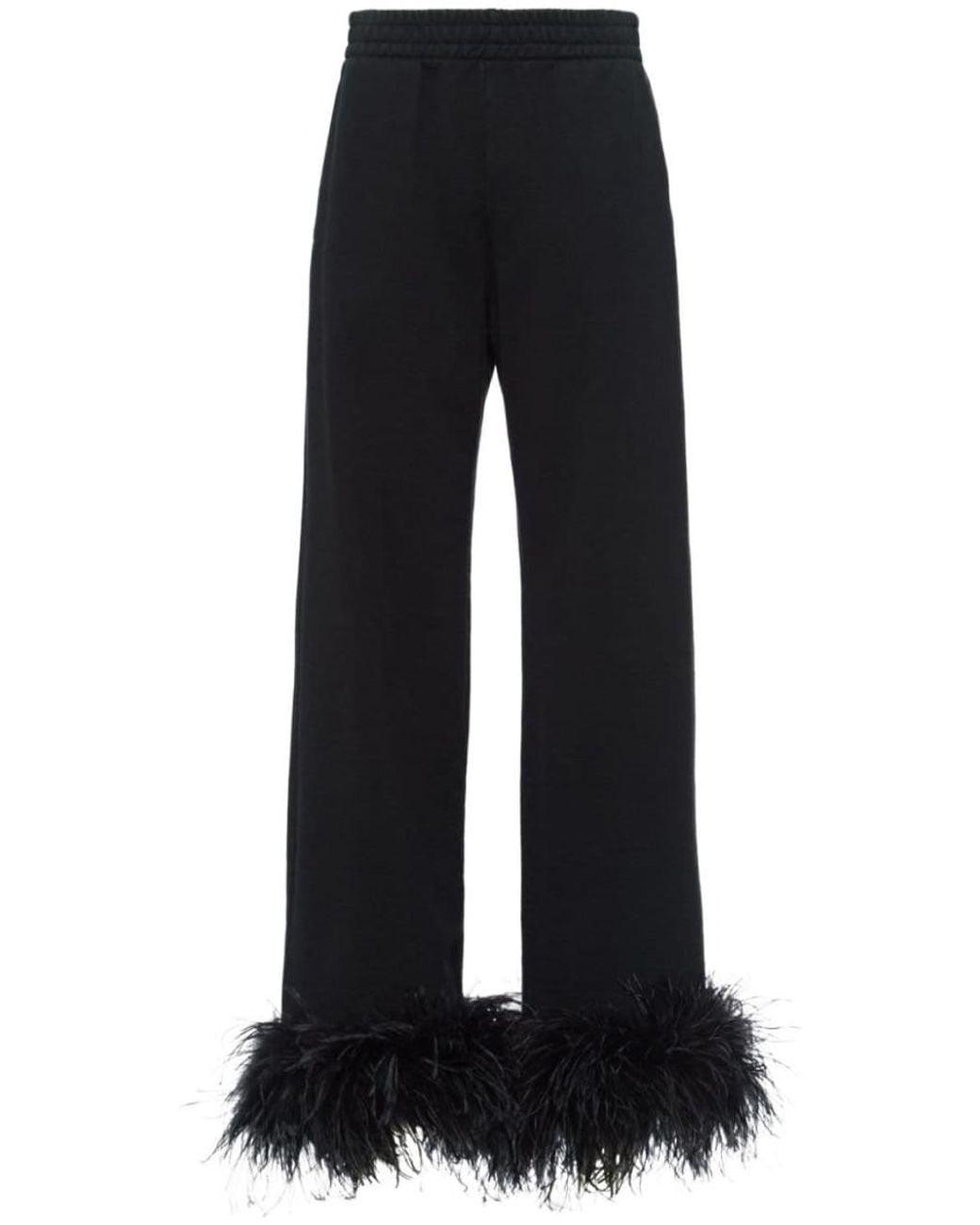 Prada Black Wide Trousers