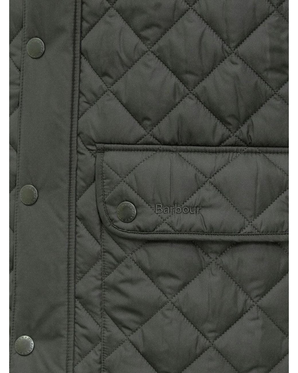 Barbour Green Quilted Sleeveless Jacket for men