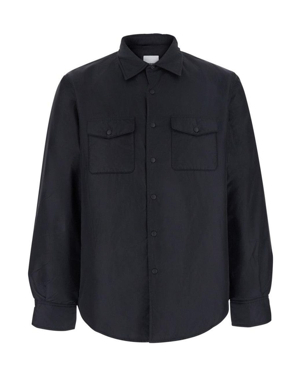 Aspesi Blue Regular Shirt Jacket for men