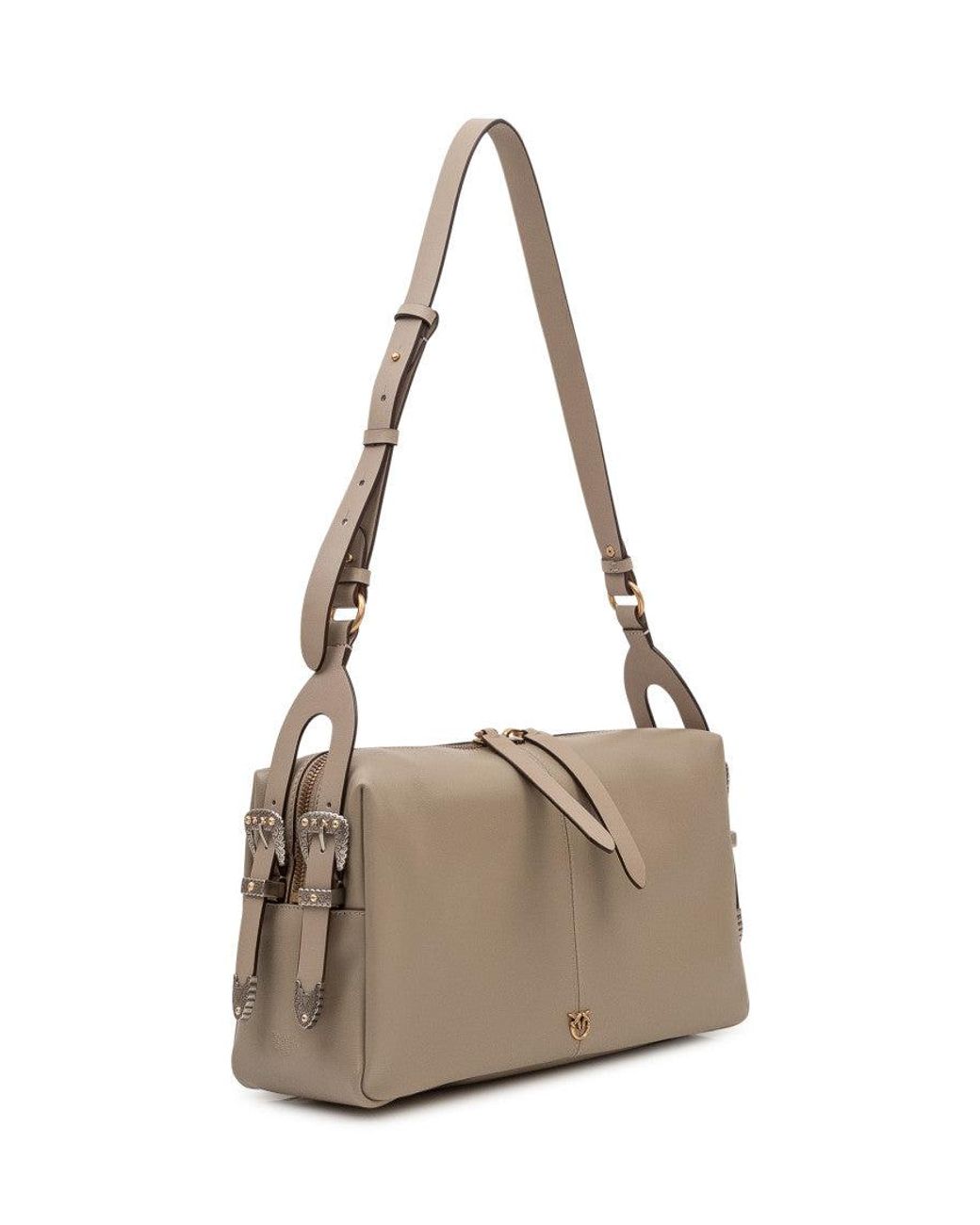 Pinko Natural Classic Mini Biker Shoulder Bag