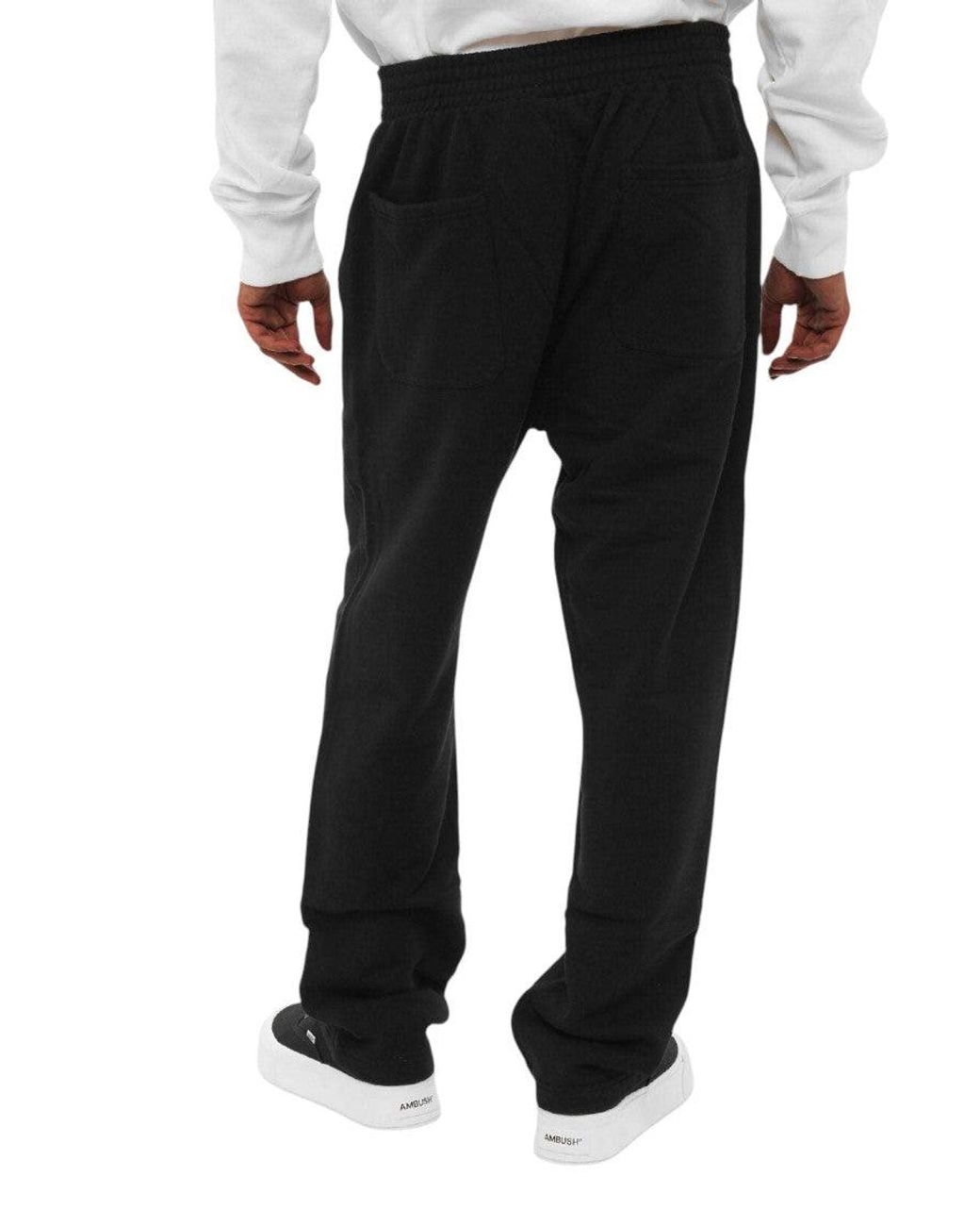 Ambush Black Relaxed Track Pants for men