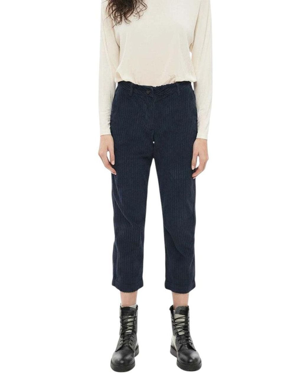 Woolrich Blue Straight Fit Trousers