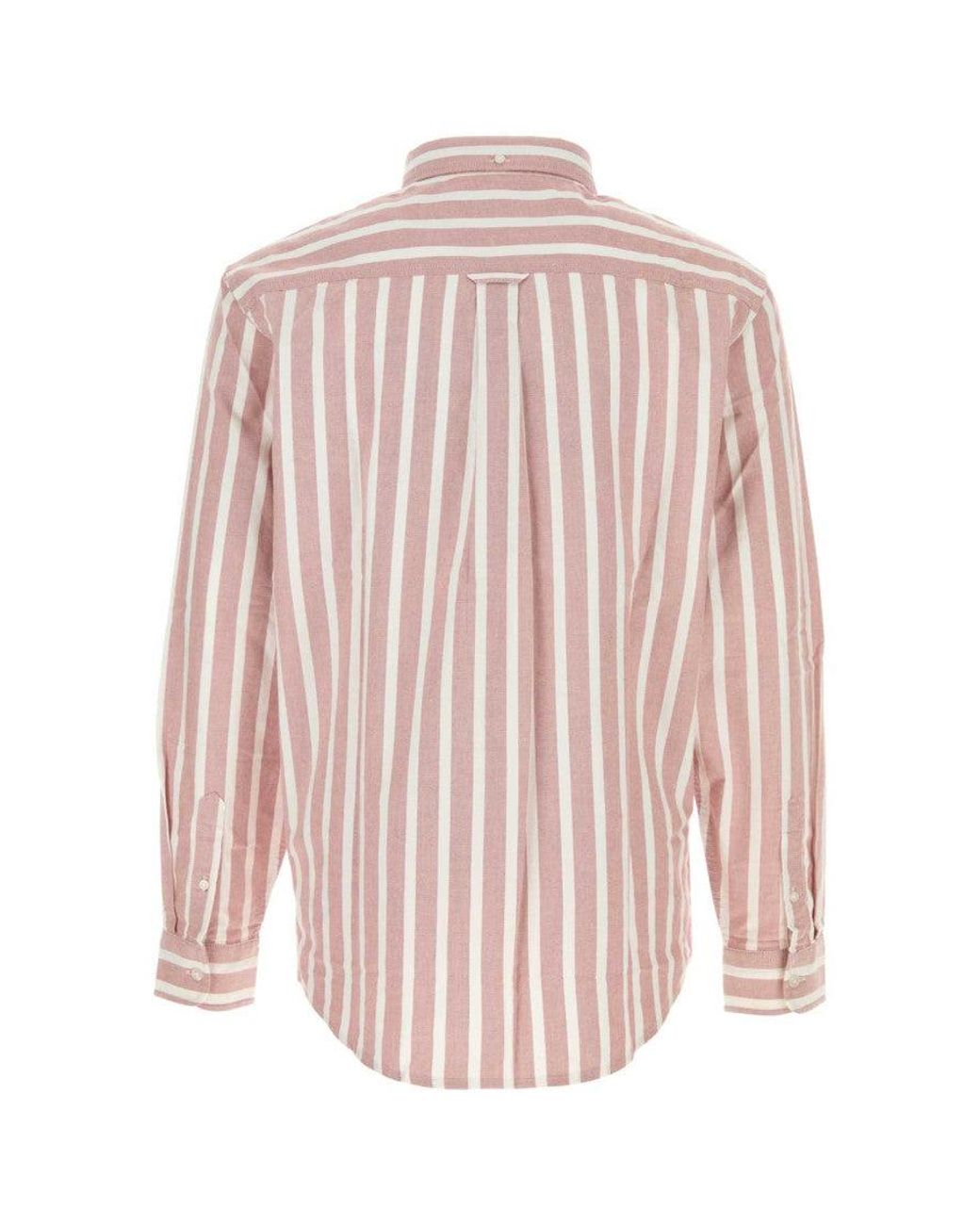 Carhartt Pink Regular Stripes Shirt for men