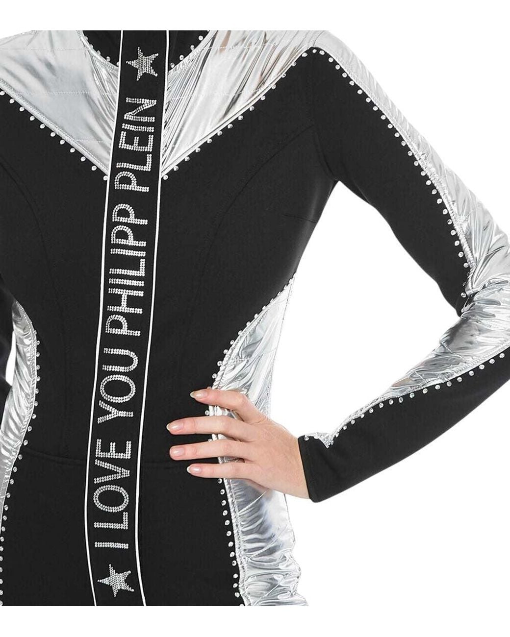 Philipp Plein Black Skinny Flat Front Pant