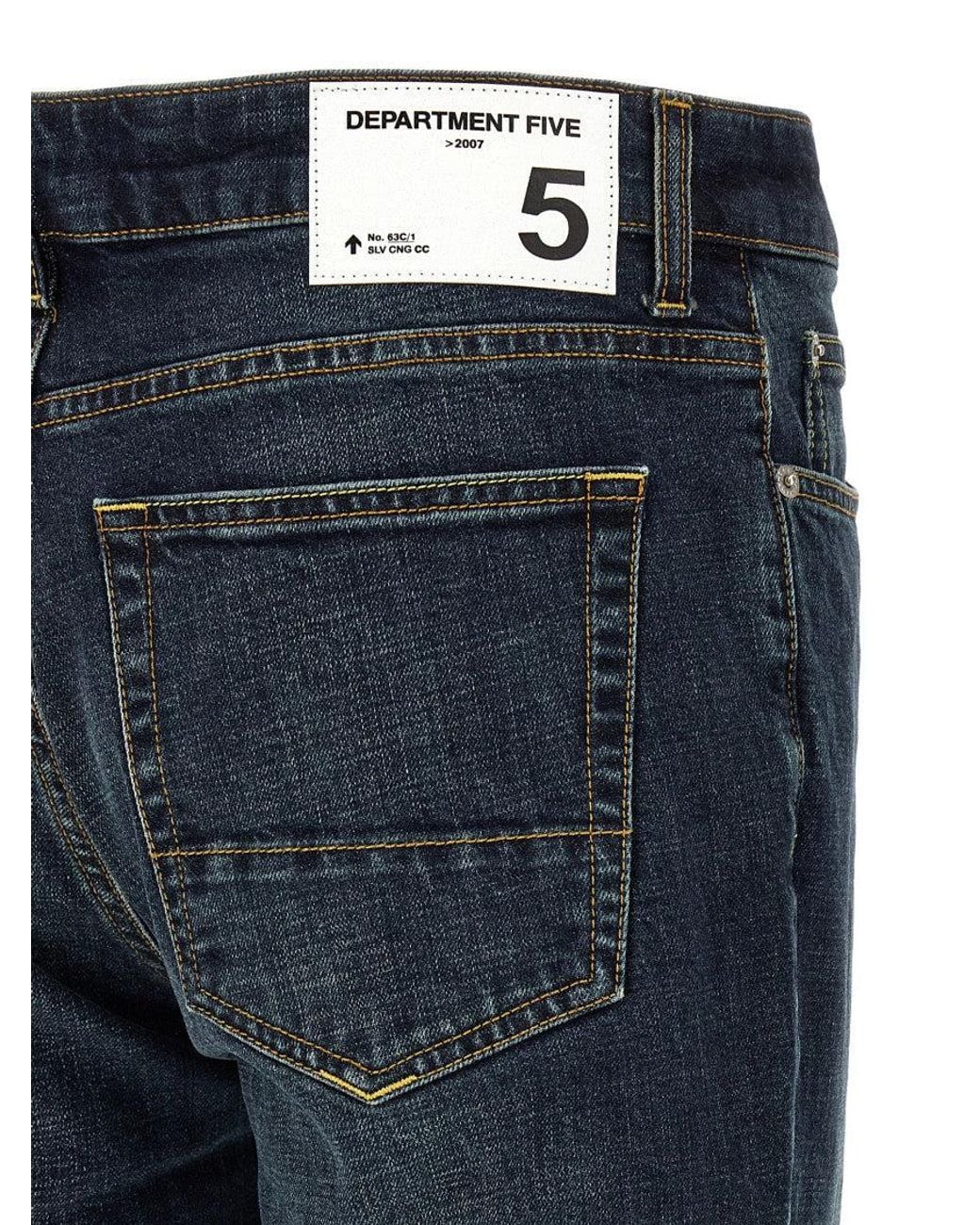 Department 5 Blue Denim Jeans for men