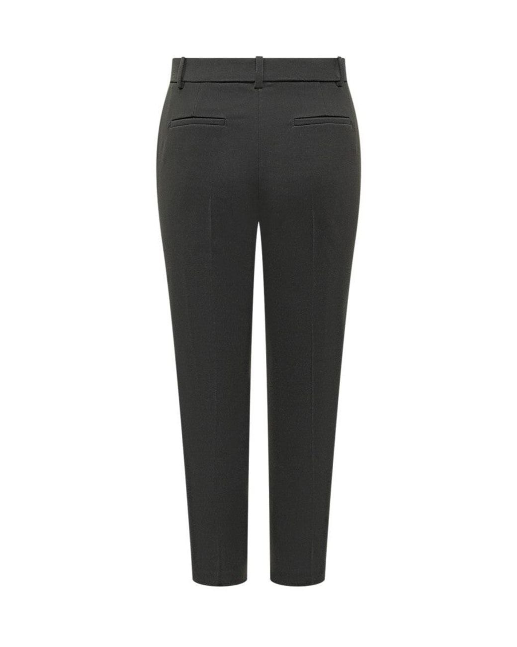 Pinko Black Tailored Straight-Leg Trousers