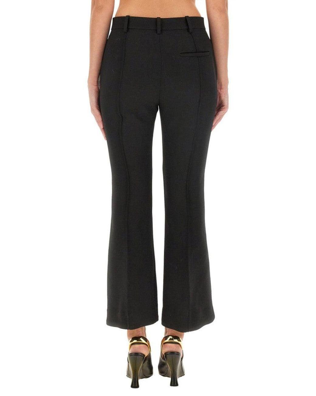 Bottega Veneta Black Flared Pants