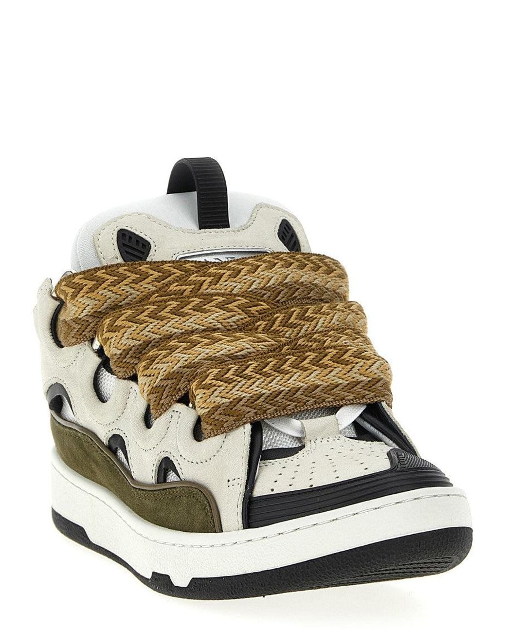 Lanvin Multicolor Lace Up Sneakers for men