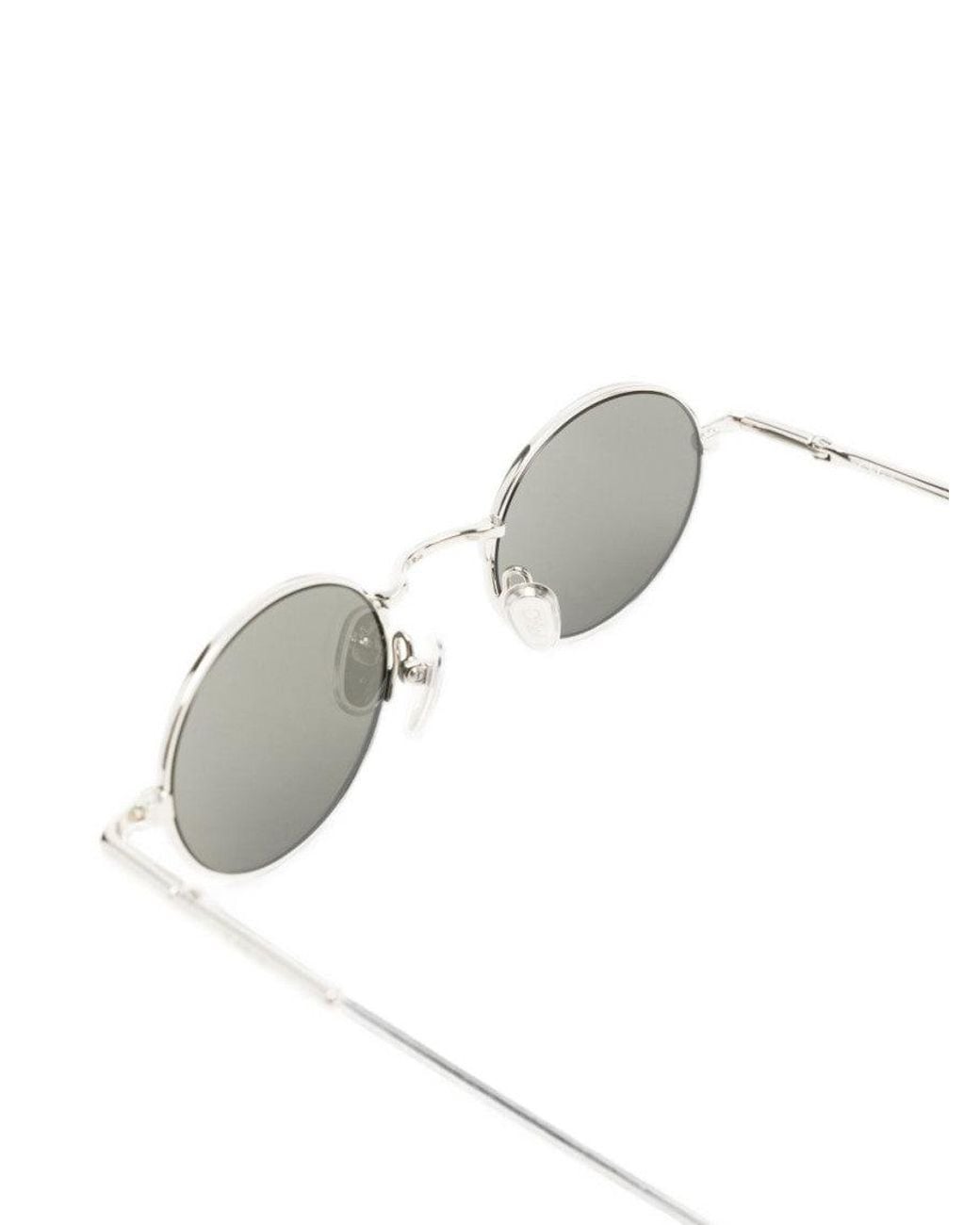 Chloé White Round Sunglasses
