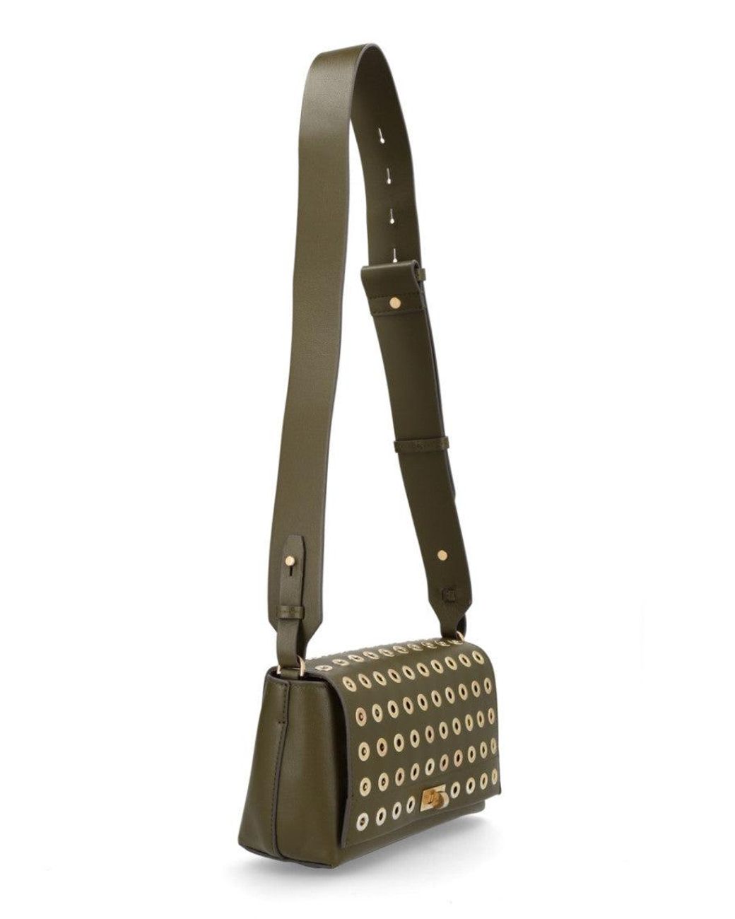 Anya Hindmarch Green Mortimer Small Crossbody Bag