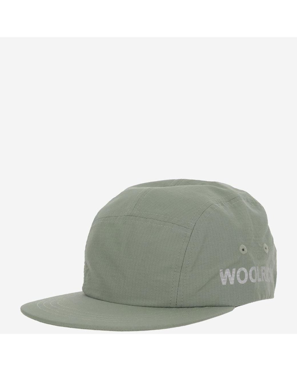 Woolrich Green Logo Baseball Cap for men
