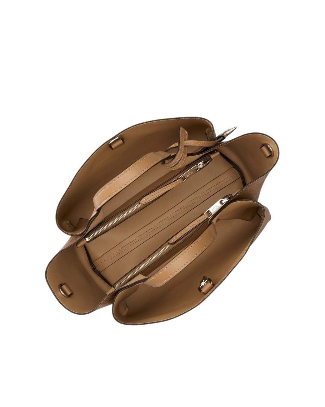 Tod's Brown T Timeless Mini Tote