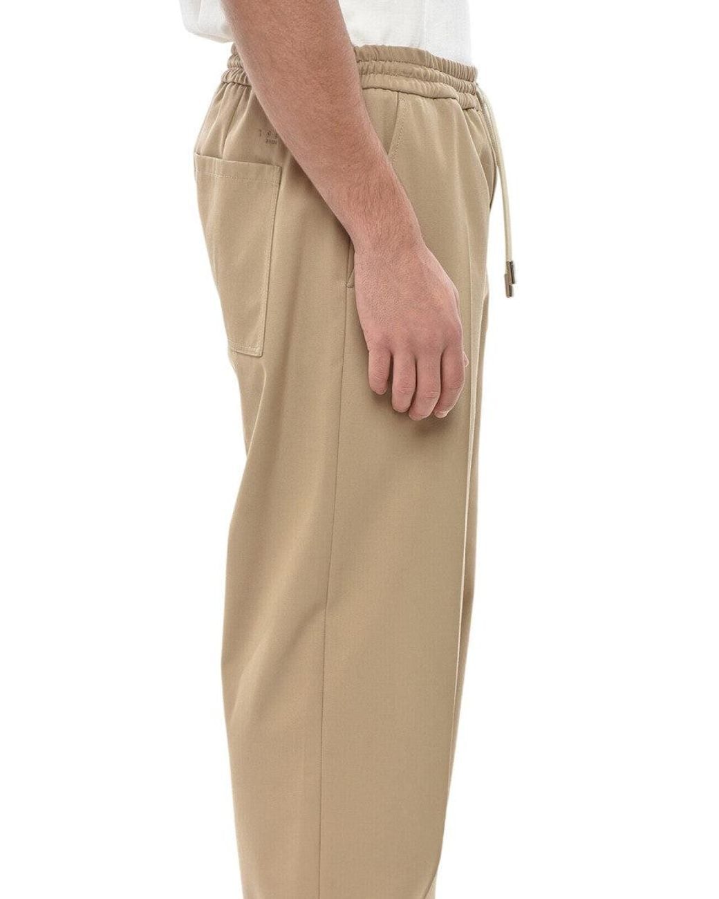 1989 STUDIO Natural Relaxed Drawstring Pants for men