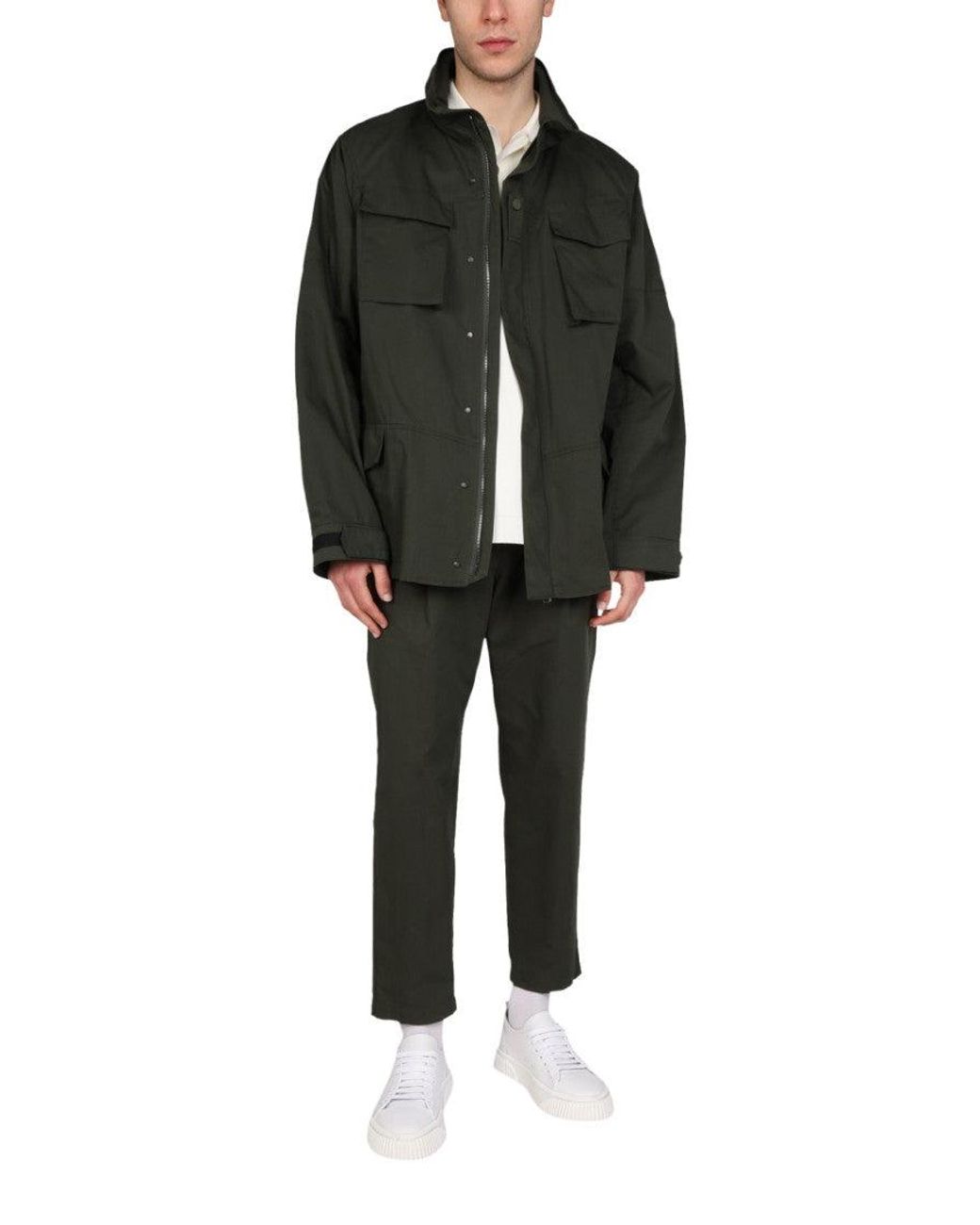 Lardini Gray Dark Solid Jackets for men