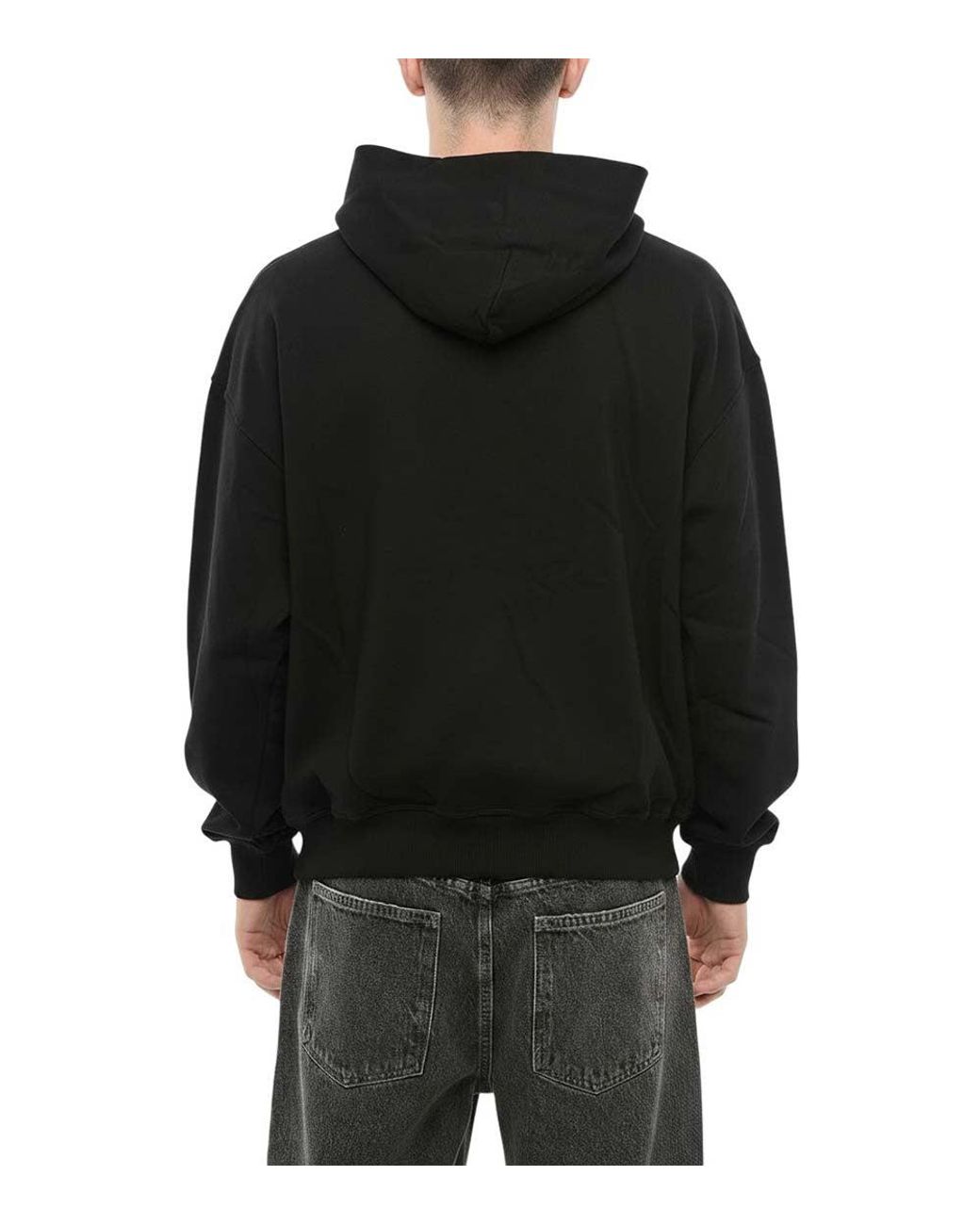 BLUE SKY INN Black Graphic Logo Hoodie for men