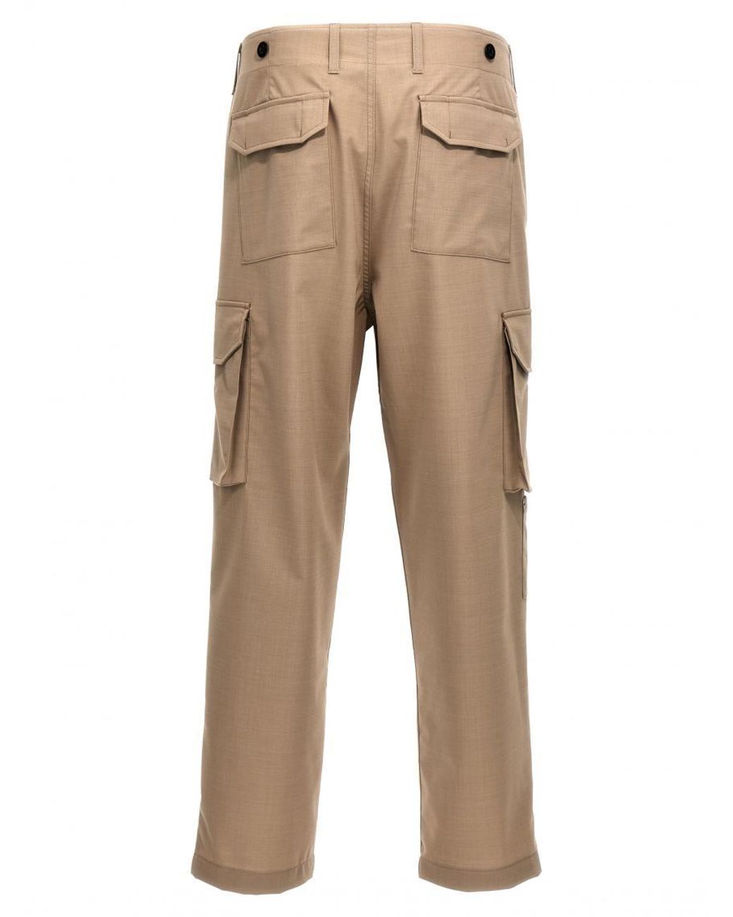 Department 5 Natural Wool-Blend Multi-Pocket Pants for men