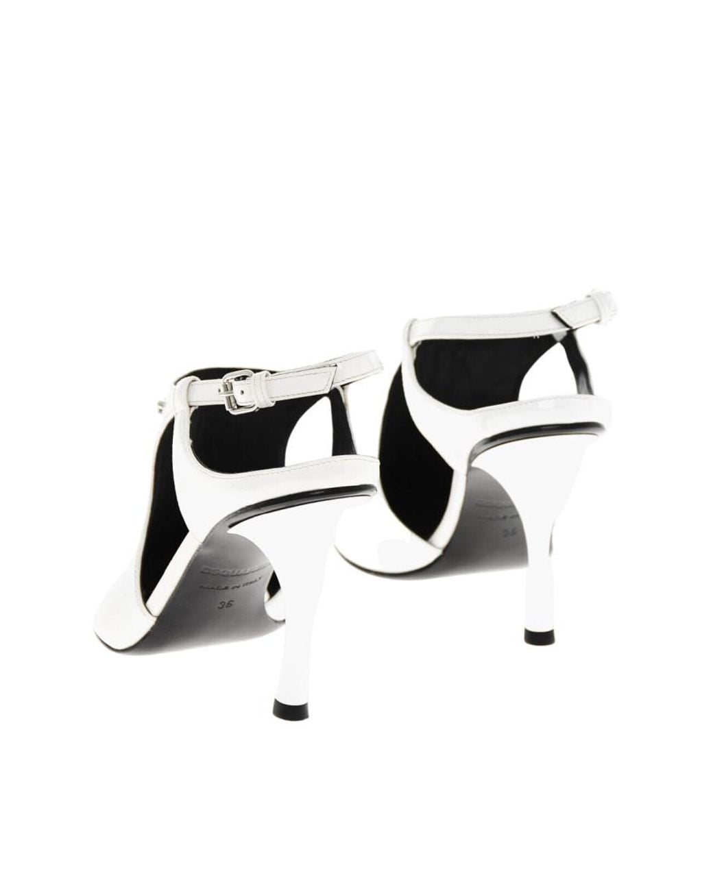 DSquared² White Logo Pumps