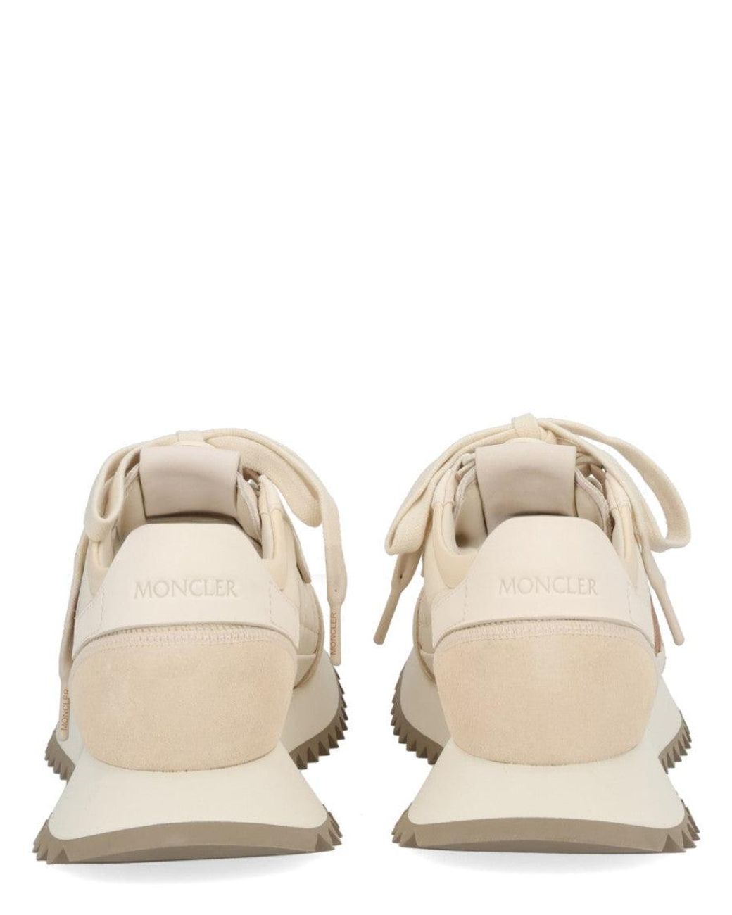 Moncler Natural Color-Block Sneakers
