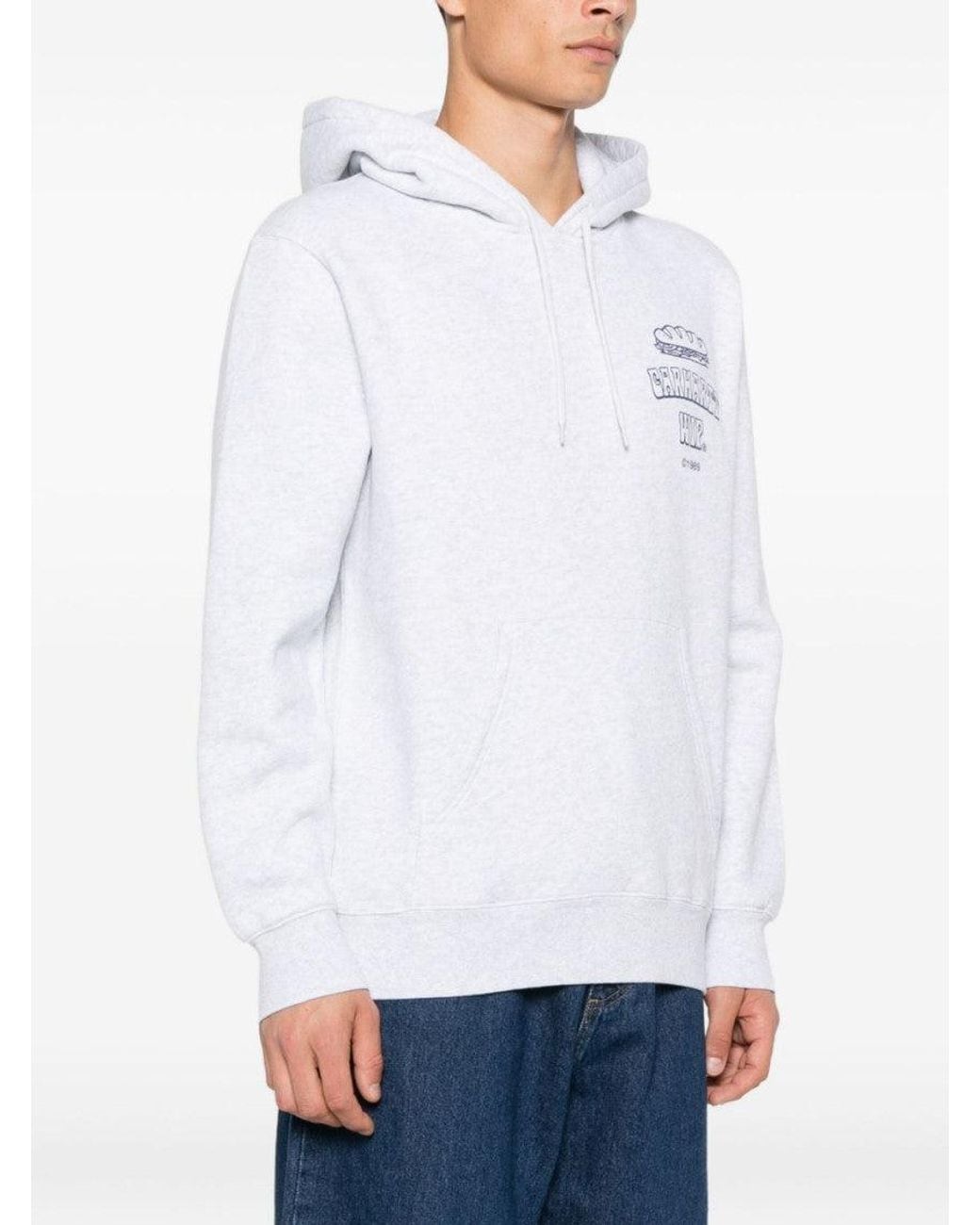 Carhartt White Light Logo Hoodie for men