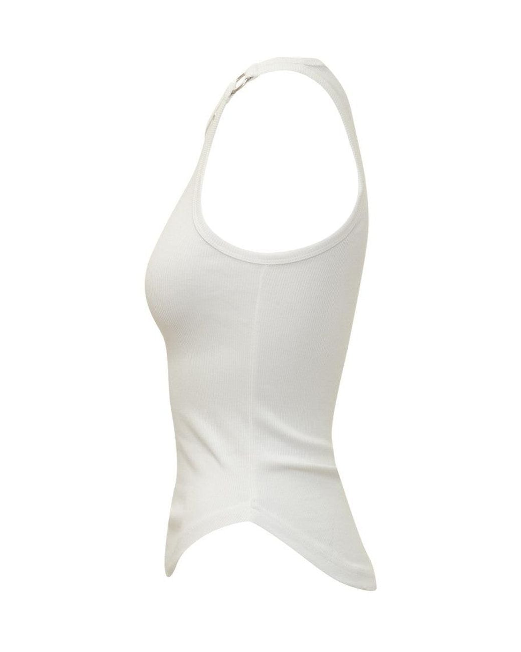 Courreges White Essential Top