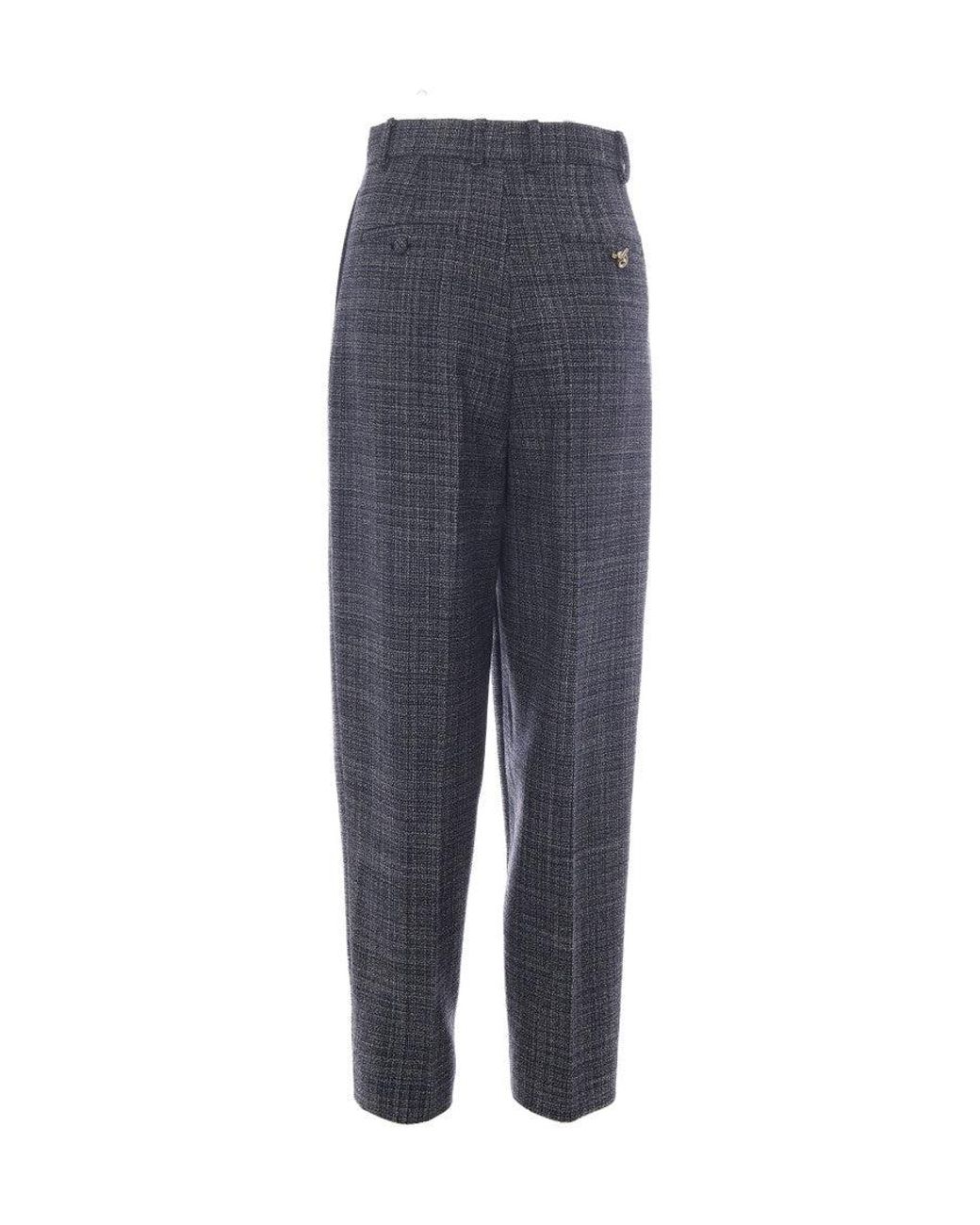 Fabiana Filippi Blue Carrot Flat Front Pants
