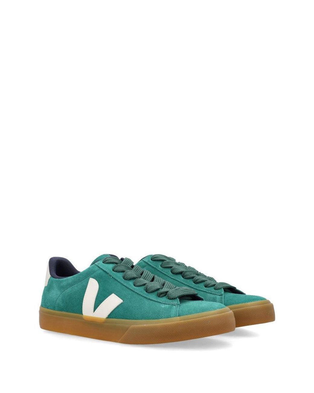 Veja Green Logo Sneakers for men