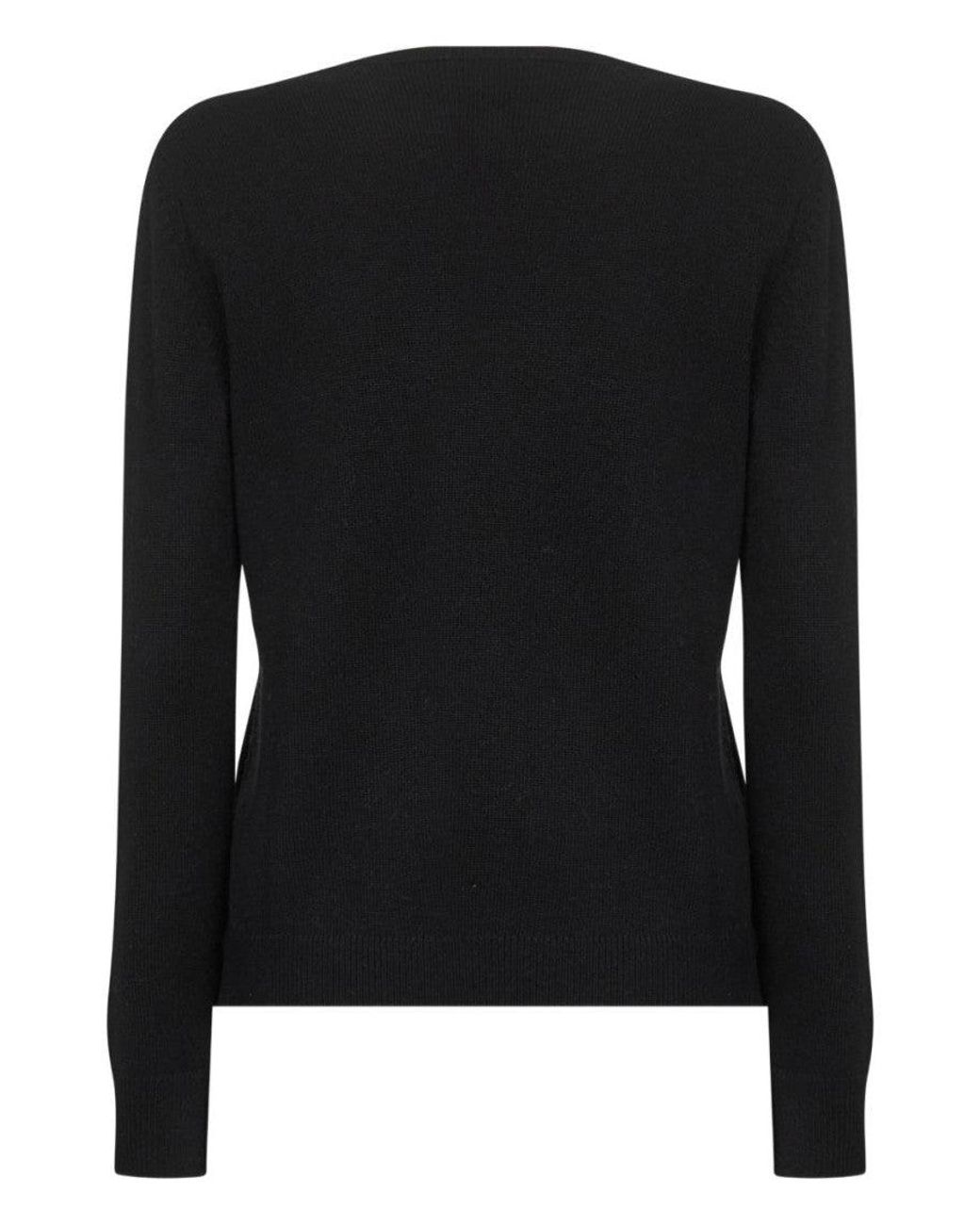 Mc2 Saint Barth Black Crew Neck Sweater