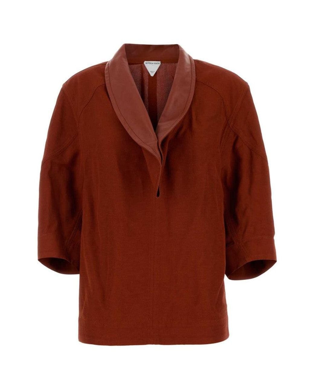 Bottega Veneta Brown Tiziano Viscose Blend Blouse