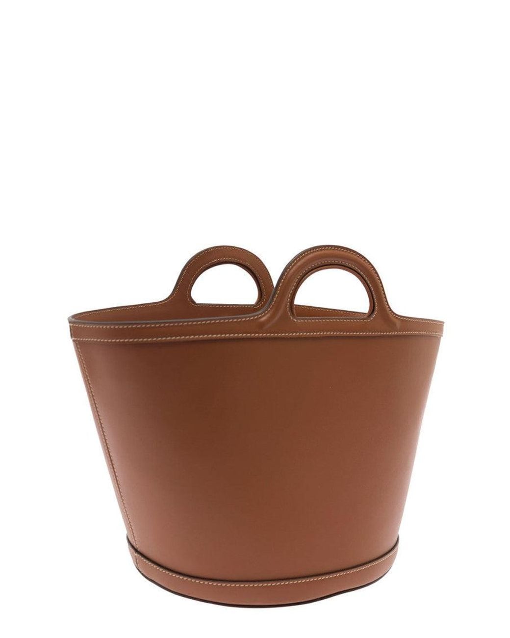 Marni Brown Tropicalia Small Satchel Bag