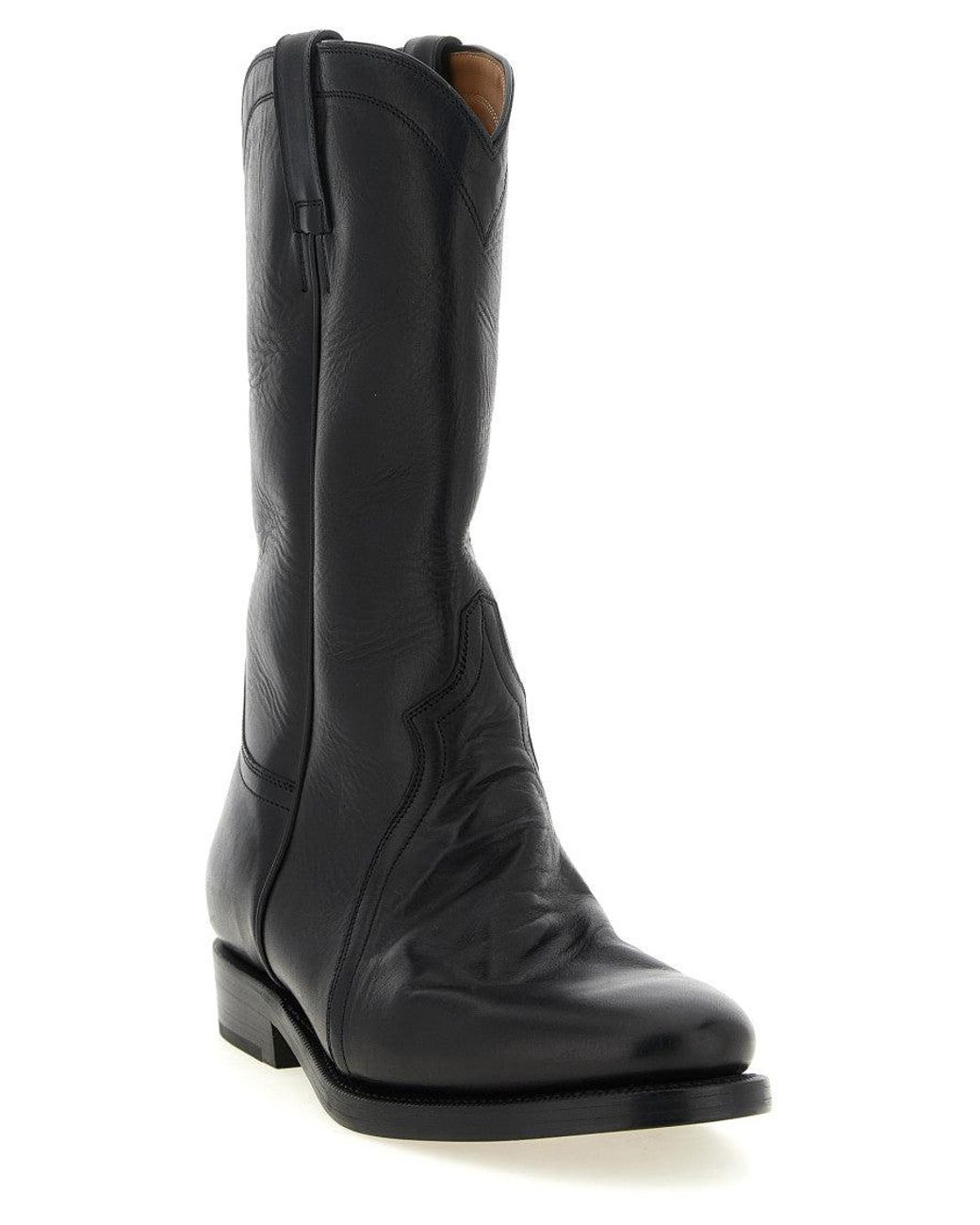Jil Sander Black Bruce Boots for men