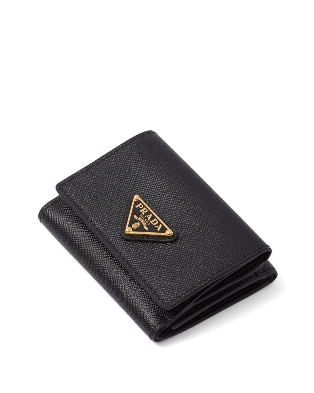 Prada Black Small Logo Wallet