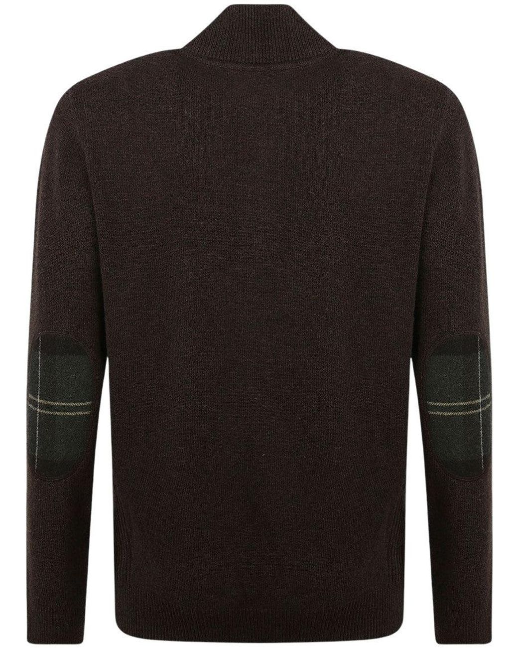 Barbour Black Knitted Sweater for men