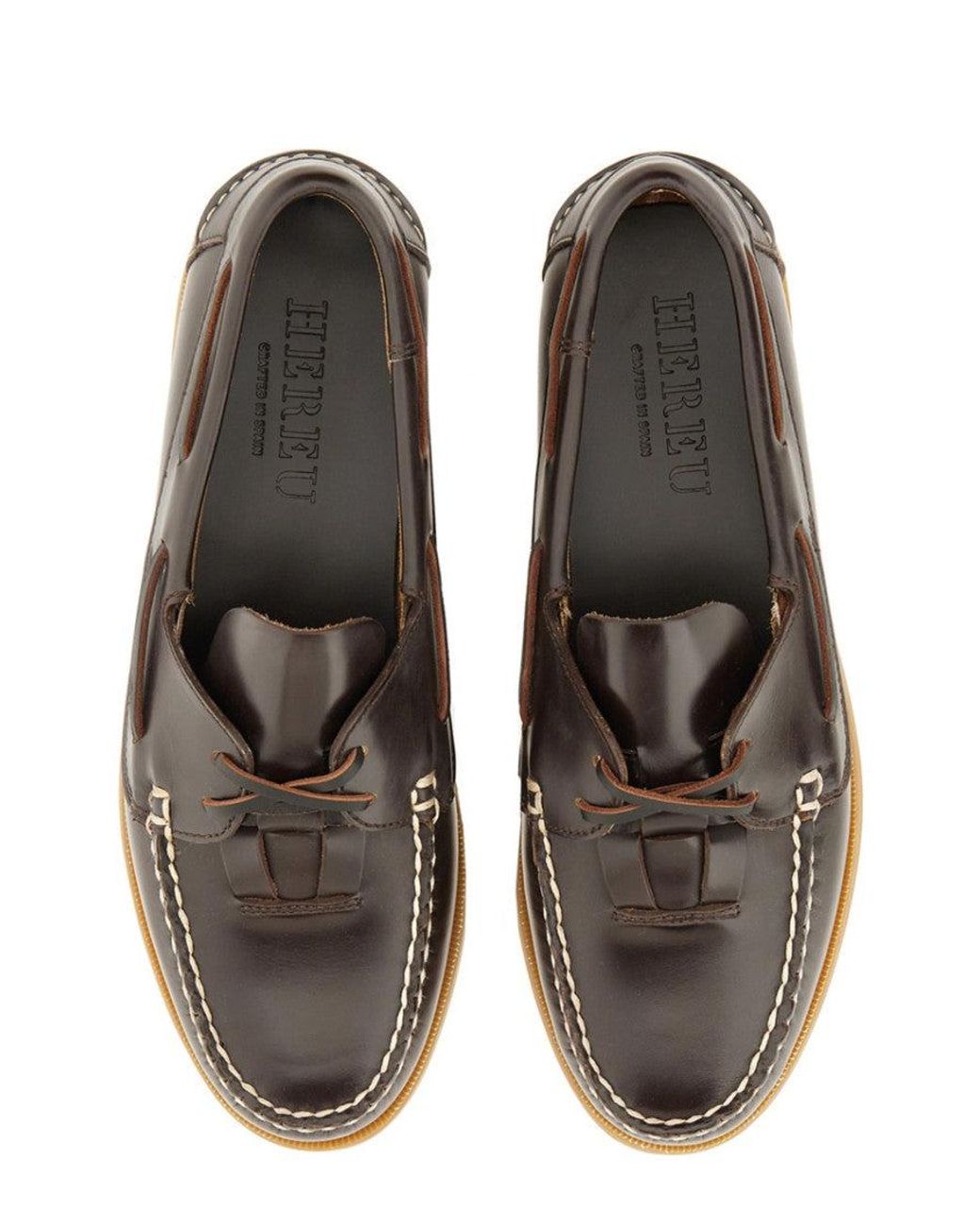 Hereu Brown Dark Loafers