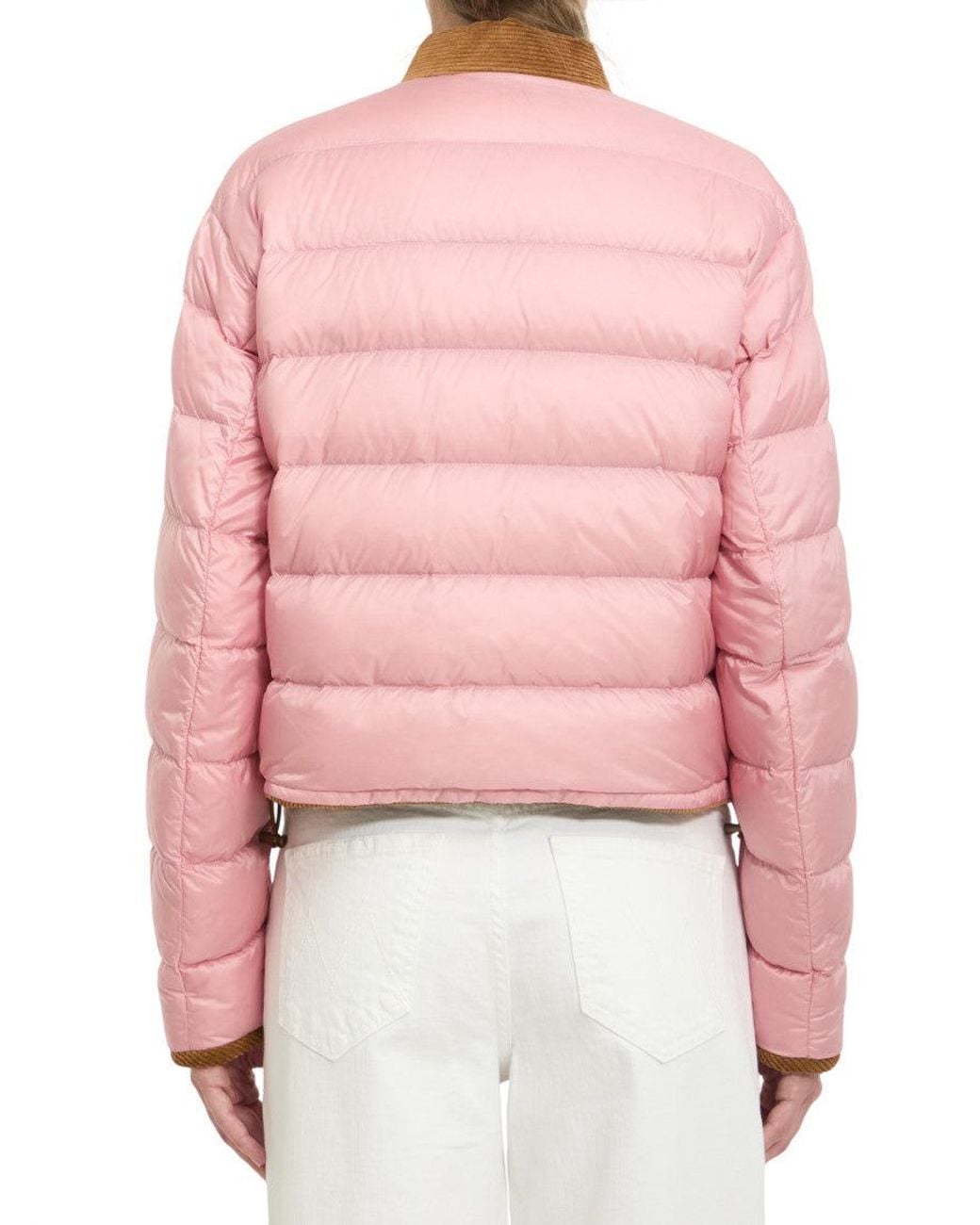 Moncler Red Light Reversible Mock Collar Jacket