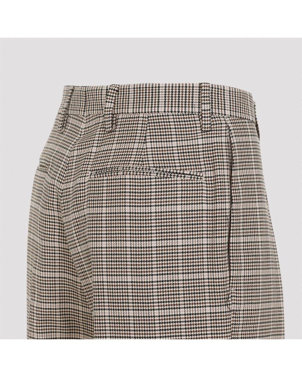 Dries Van Noten Gray Wide Leg Pant