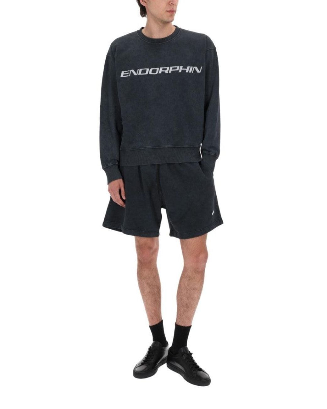MSGM Black Crew Neck Sweatshirt for men