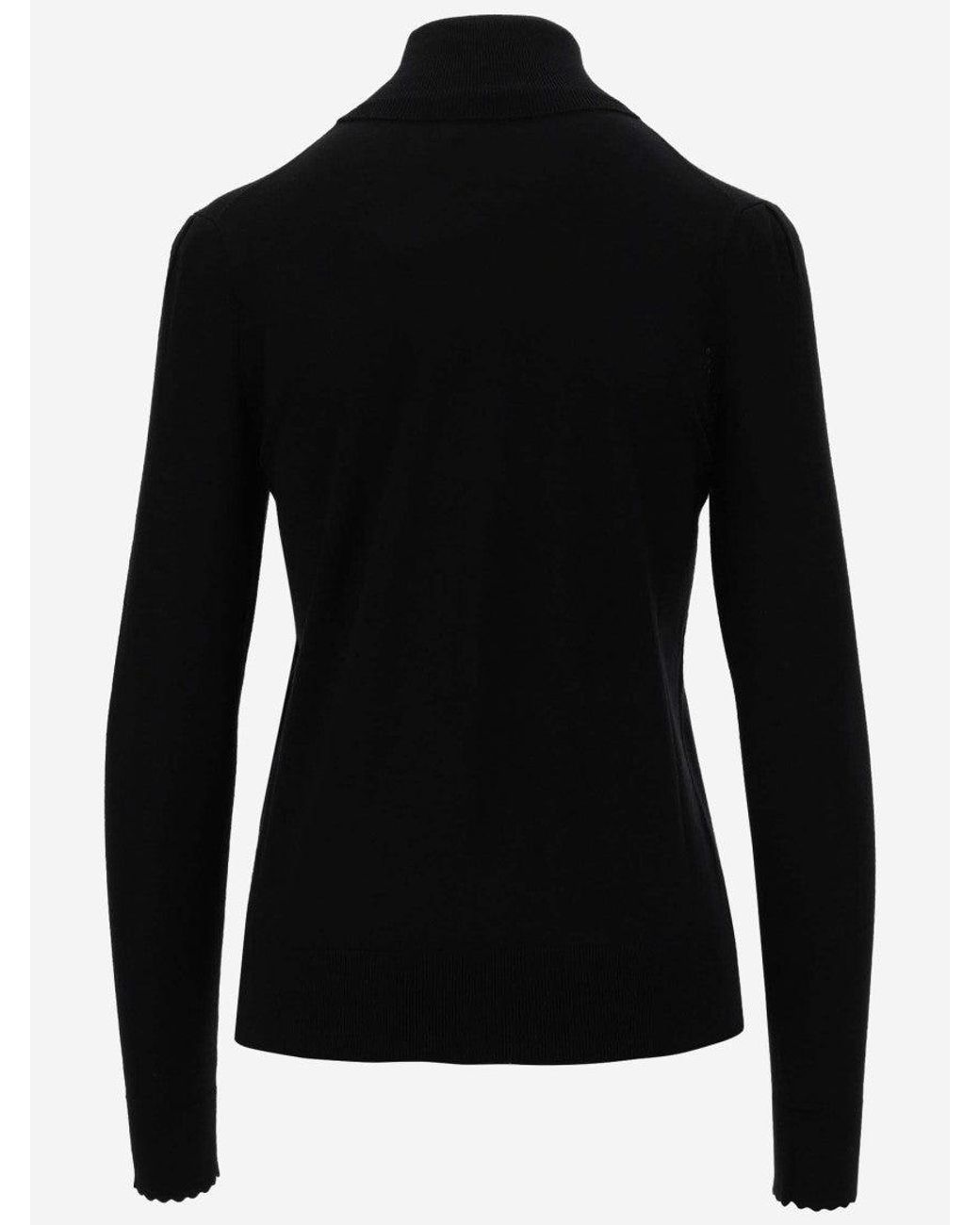 Chloé Black Wool Sweater