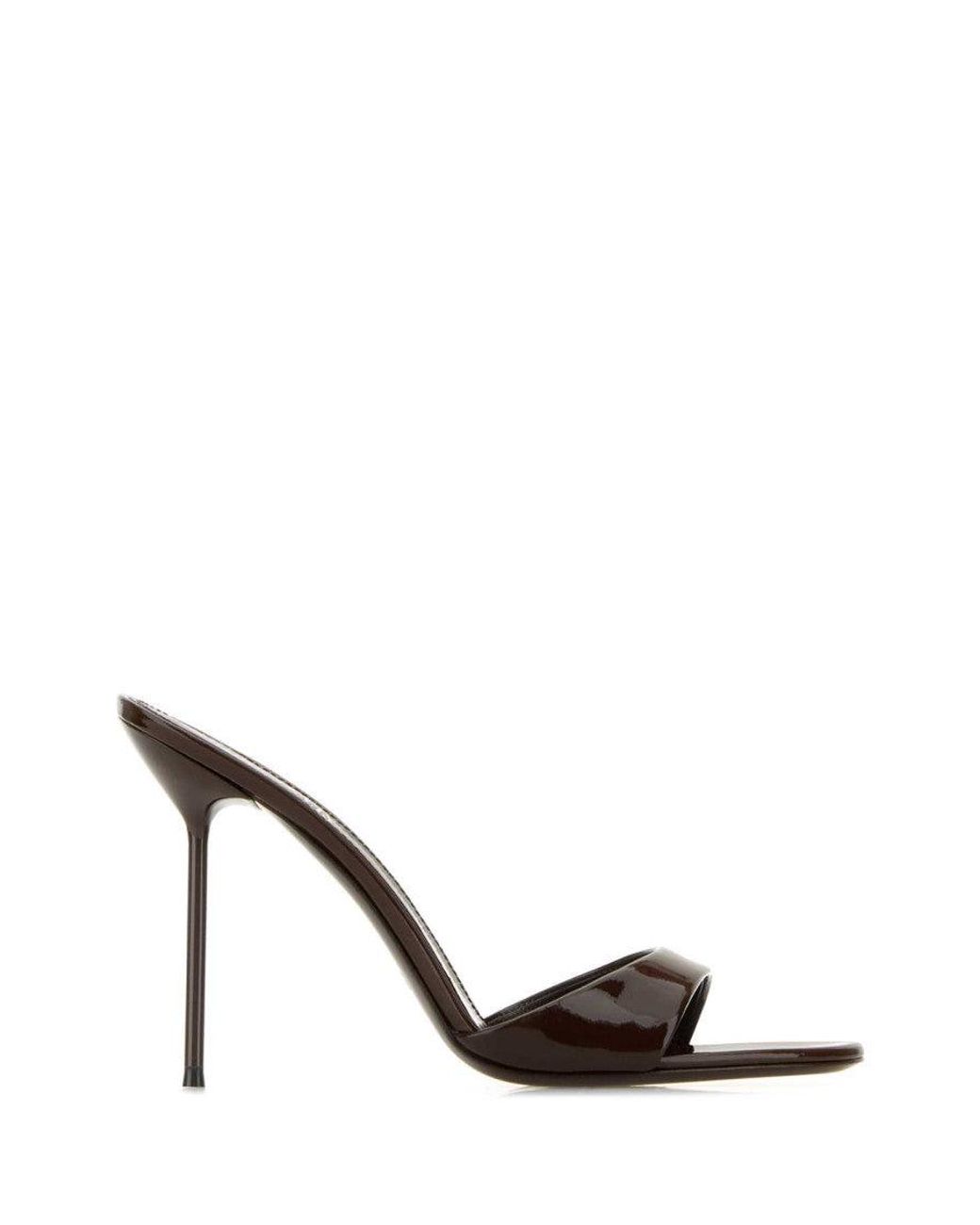 Paris Texas Brown Leather Heels