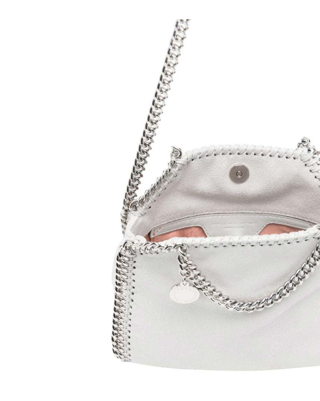 Stella McCartney Metallic Falabella Mini Crossbody Bag
