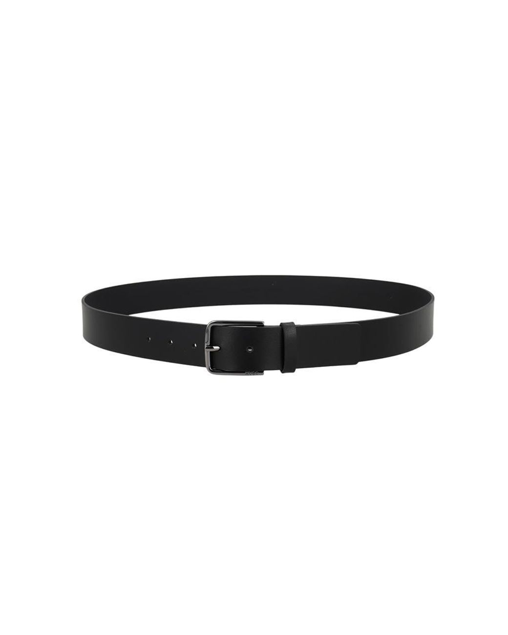 HUGO Black Logo Buckle Belt for men