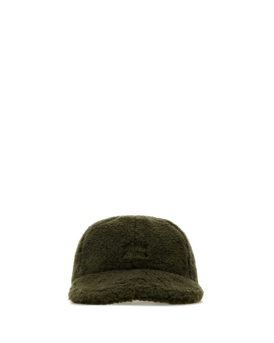 Miu Miu Green Pile Baseball Cap
