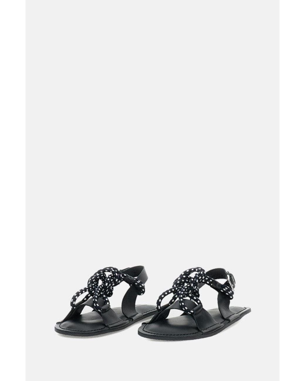 Plan C White Open-Toe Sandals
