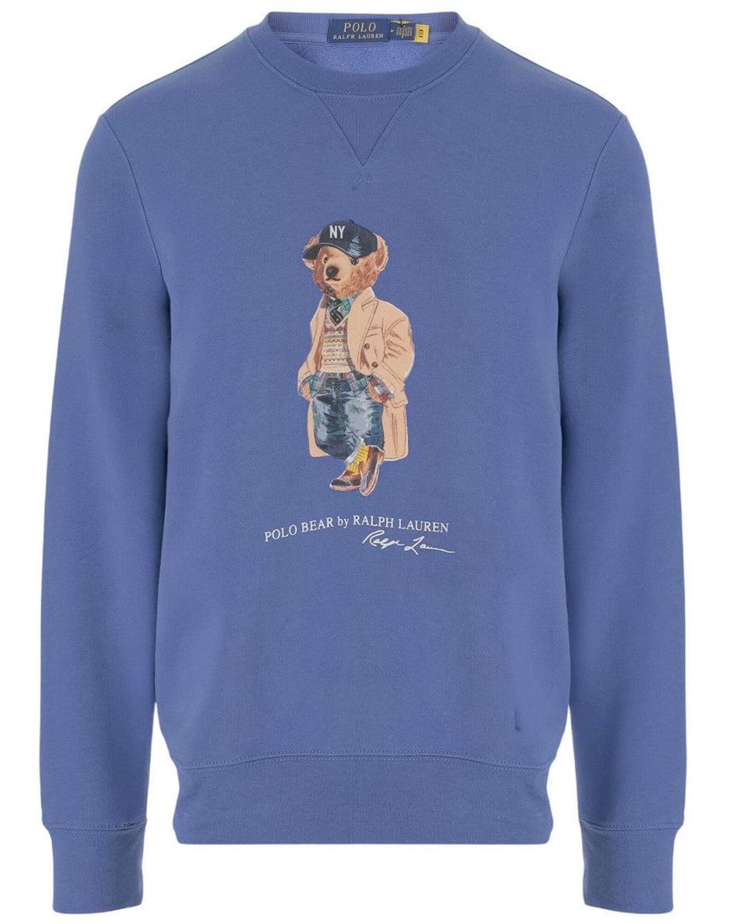 Polo Ralph Lauren Blue Graphic Print Sweatshirt for men