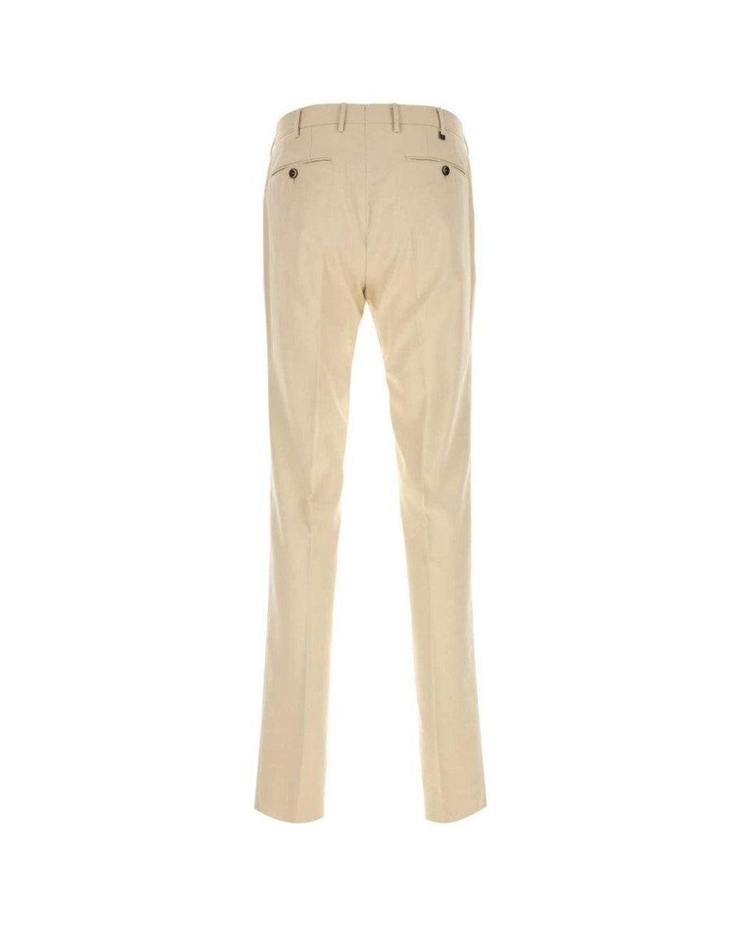 PT Torino Natural Flat Front Pant for men