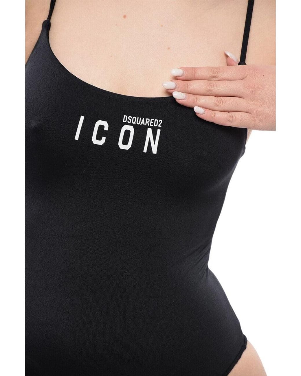 DSquared² Black Logo Swimwear