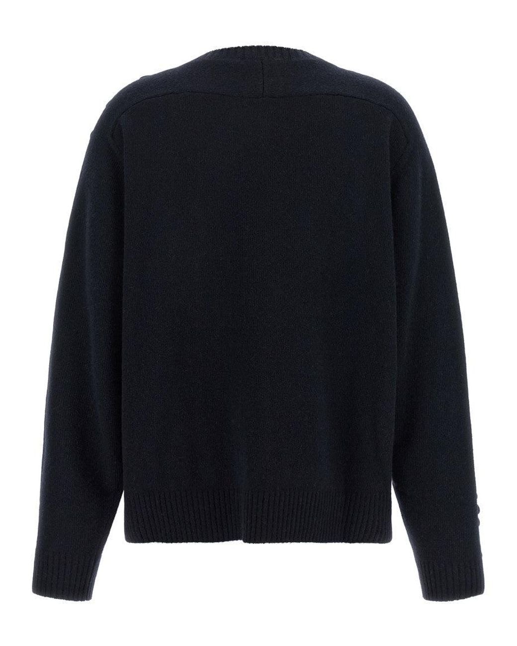 Nude Blue Embellished Crew Neck Sweater