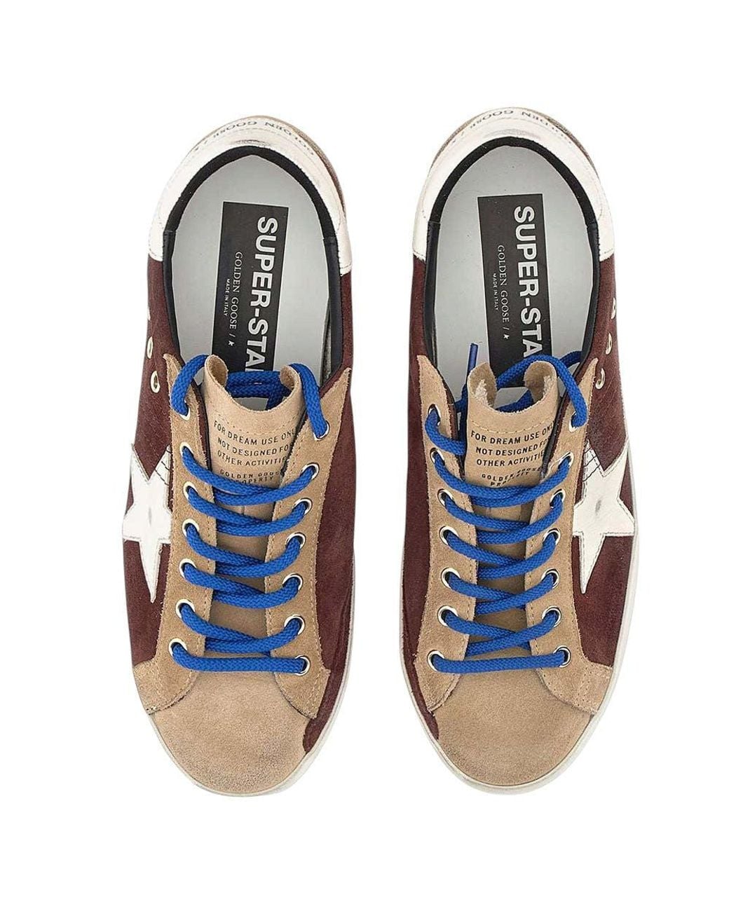 Golden Goose Deluxe Brand Brown Super-Star Sneakers for men