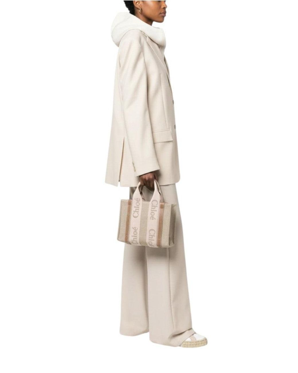 Chloé Natural Woody Small Tote